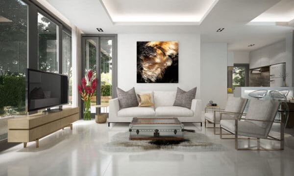 The mock up interior design of modern house and apartment luxury