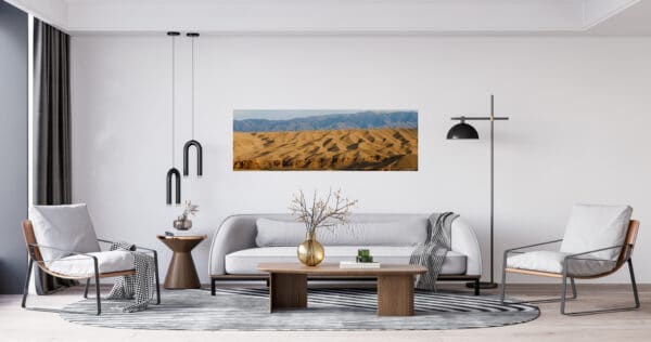 Interior Living Room Wall Mockup - 3d Rendering, 3d Illustration